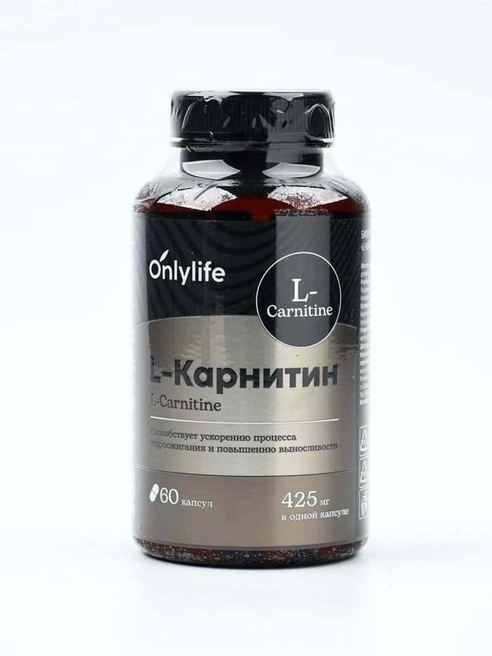 L - карнитин жиросжигатель спортивный, для похудения, 60 капсул