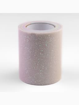 Фатин с глиттером «Радуга», 7.5 см, 9±0.5 м, 11±1 г/м², розовый №1