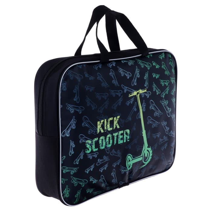 Папка для труда, А4, текстильная, 35×27×7 см «Самокат»