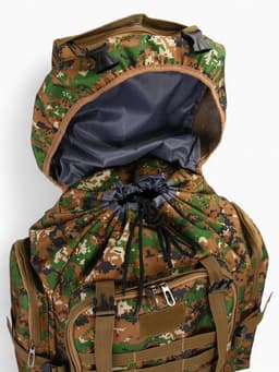 Рюкзак тактический туристический Adventure, 70 л, с карманами, расцветка пиксели, зелёный