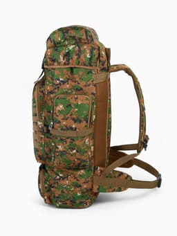 Рюкзак тактический туристический Adventure, 70 л, с карманами, расцветка пиксели, зелёный