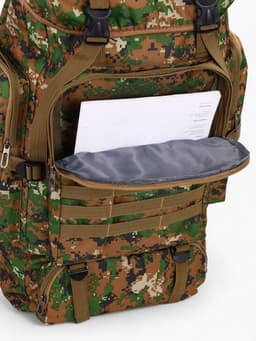 Рюкзак тактический туристический Adventure, 70 л, с карманами, расцветка пиксели, зелёный