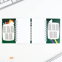 Блокнот двойной, 48 л., на гребне «Выпускник начальной школы»