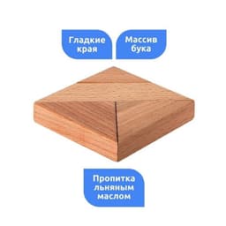Магнитная головоломка по системе раннего развития, 4 детали