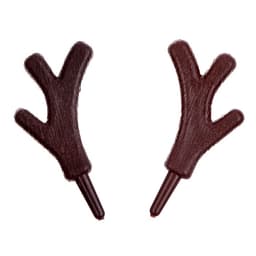 Рожки «Оленьи» размер 1 шт. — 3.3×2.5 см, набор 2 шт.