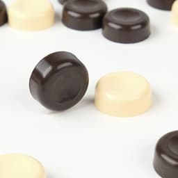 Фишки для нард и шашек, 30 шт., 2 кубика, d=2.4 см, пластик