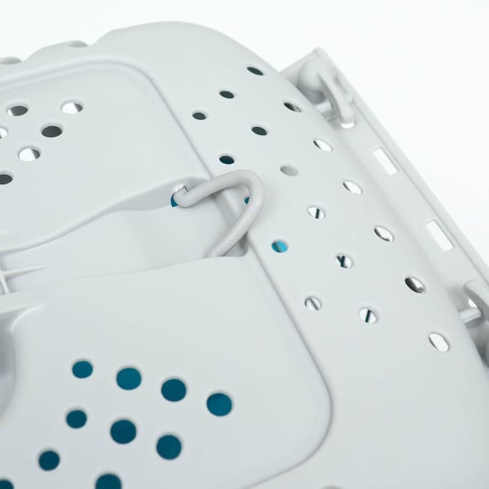 Переноска для животных, 47×30×35 см, вес до 9 кг, пластик, синяя