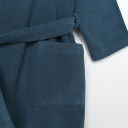 Халат махровый детский «Этель. Всегда первый», размер 32, морская волна