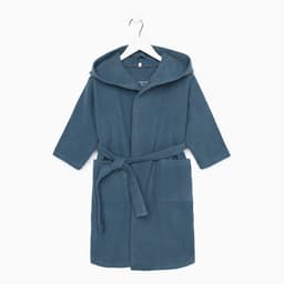 Халат махровый детский «Этель. Всегда первый», размер 30, синий
