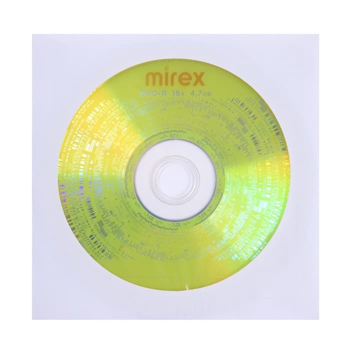 Диск DVD-R Mirex Brand, 16x, 4.7 ГБ, конверт, 1 шт.