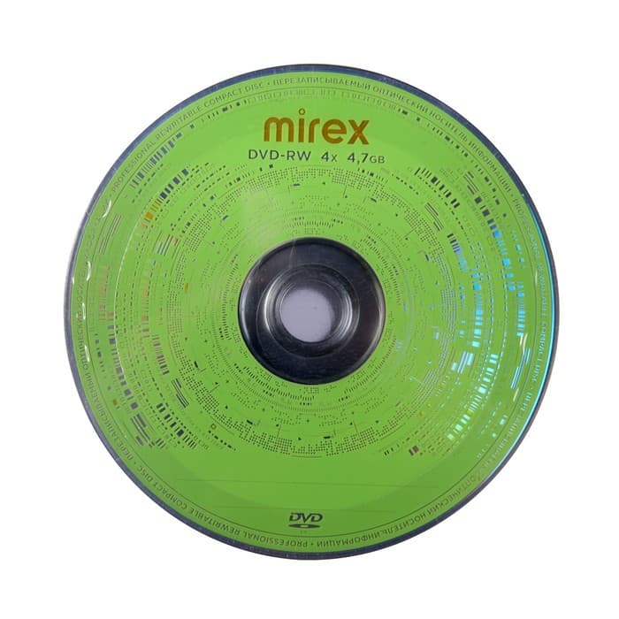 Диск DVD-RW Mirex Brand 50, 4х, 4.7 Гб, 1 шт.
