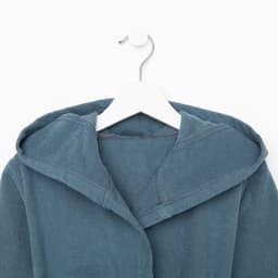 Халат махровый детский «Этель. Джентльмен», размер 34 (122-128 см), синий