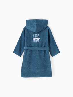 Халат махровый детский «Этель. Джентльмен», размер 34 (122-128 см), синий