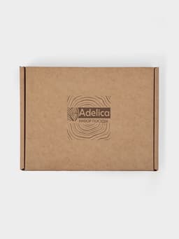 Пасхальный набор Adelica: подставка под яйцо и кулич, 2 подставки под яйцо, термонаклейки в подарок