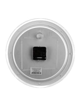 Часы настенные интерьерные «Листья», d=30 см, белые