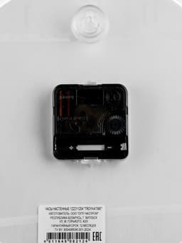 Часы настенные интерьерные «Листья», d=30 см, белые