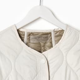 Куртка стёганая женская демисезонная MIST Oversize, размер 44, молочная