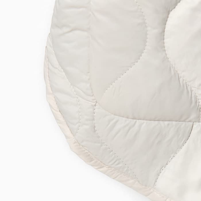 Куртка стёганая женская демисезонная MIST Oversize, размер 46, молочная