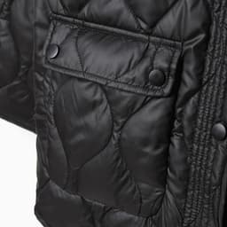 Куртка стёганая женская демисезонная MIST Oversize, размер 46, чёрная