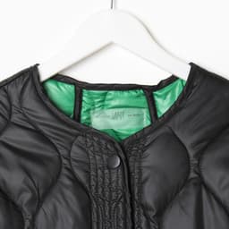 Куртка стёганая женская демисезонная MIST Oversize, размер 46, чёрная