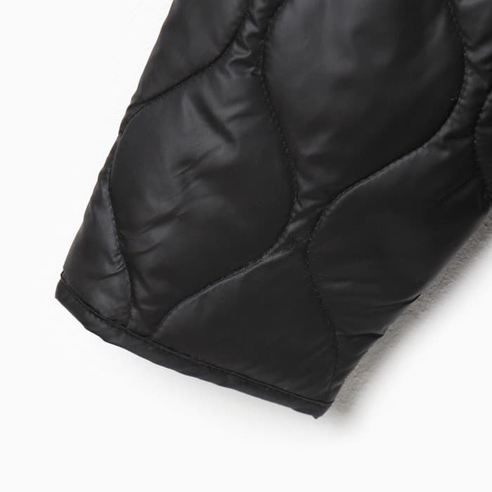 Куртка стёганая женская демисезонная MIST Oversize, размер 46, чёрная