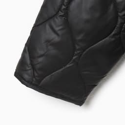Куртка стёганая женская демисезонная MIST Oversize, размер 46, чёрная