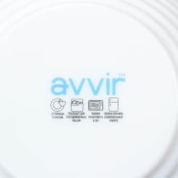 Салатник Avvir Carve, 850 мл, d=18 см, стеклокерамика, цвет белый