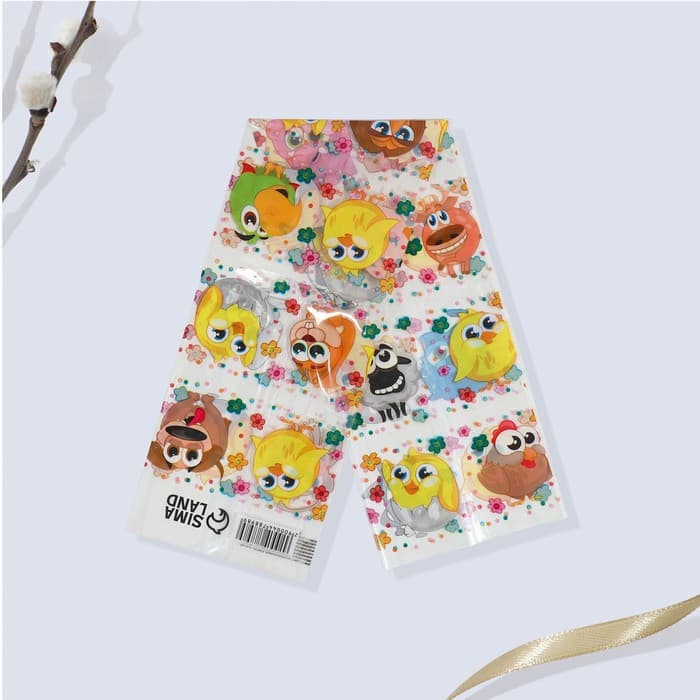 Пасхальный декор для кулича «Зверята» на пасху, 18.5×16×1 см