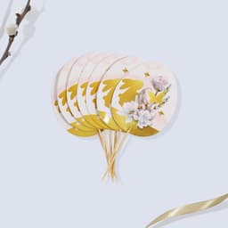 Набор для украшения яиц с карточками «Золотой» на пасху, 9×16 см