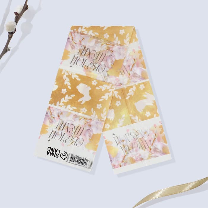 Набор для украшения яиц с карточками «Золотой» на пасху, 9×16 см