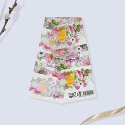 Набор для украшения яиц с карточками «Цветы» на пасху, 9×16 см