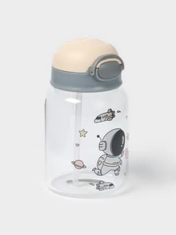 Бутылка для воды «Космонавты», 450 мл, 8.2×15 см, стекло, рисунок и МИКС