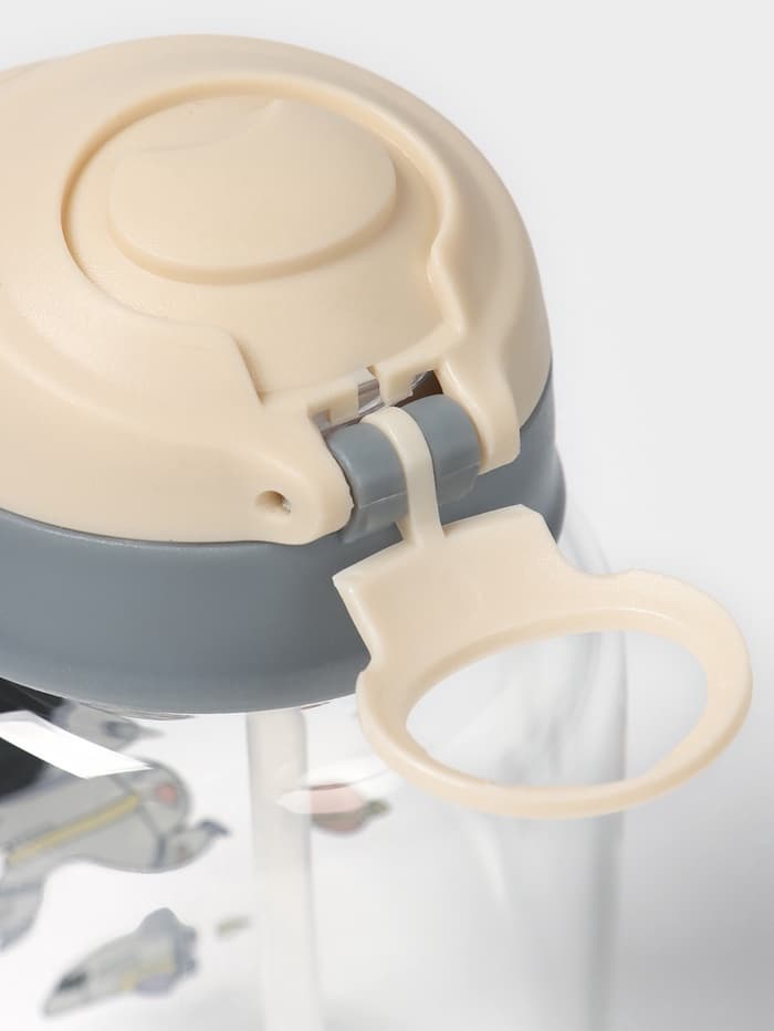 Бутылка для воды «Космонавты», 450 мл, 8.2×15 см, стекло, рисунок и МИКС