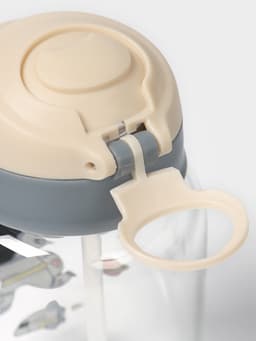 Бутылка для воды «Космонавты», 450 мл, 8.2×15 см, стекло, рисунок и МИКС