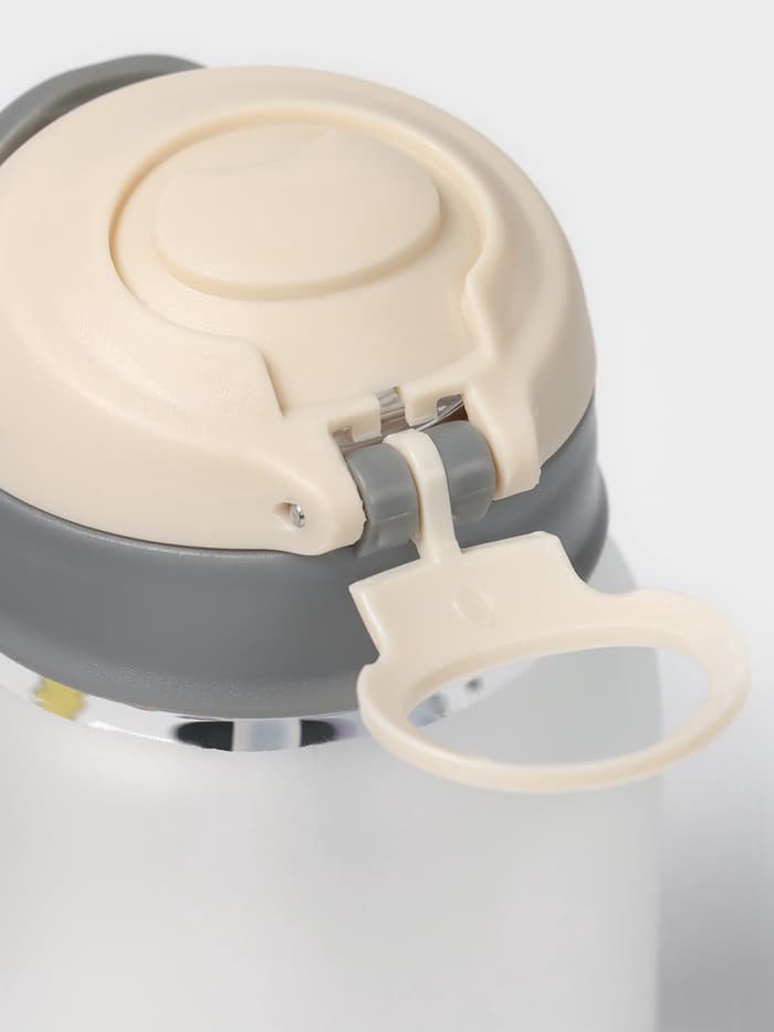 Бутылка для воды «Космонавты», 450 мл, 8.2×15 см, МИКС, матовое стекло