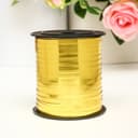 Лента для декора, подарков и шаров, золото, металлизированная, 0.5 см × 225 м ±5%