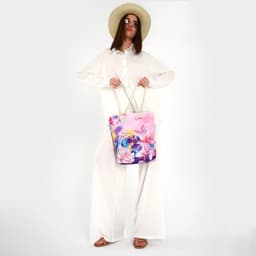 Сумка женская пляжная «Цветы», 35×40 см