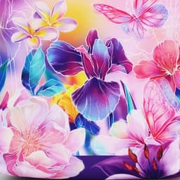 Сумка женская пляжная «Цветы», 35×40 см