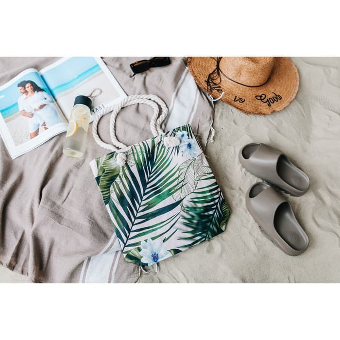 Сумка женская пляжная «Растение», 35×40 см