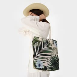Сумка женская пляжная «Растение», 35×40 см