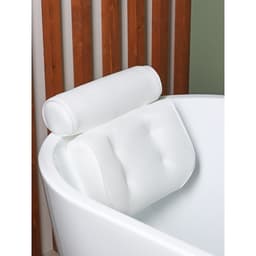 Подушка для ванной SPA Premium, на присосках, белая
