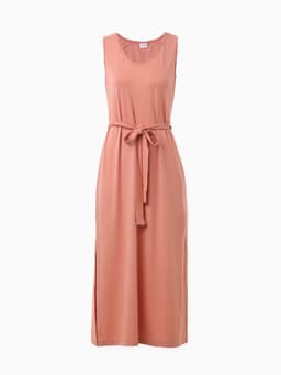 Сорочка миди ночная женская MINAKU: Home collection, тёмно-бежевая, размер 44