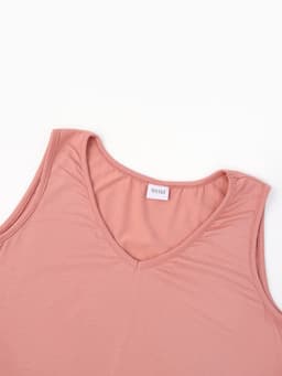 Сорочка миди ночная женская MINAKU: Home collection, тёмно-бежевая, размер 44