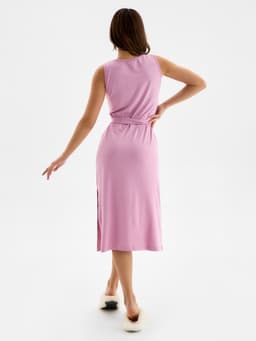 Сорочка миди ночная женская MINAKU: Home collection, розовая, размер 46