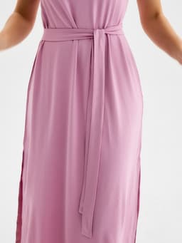 Сорочка миди ночная женская MINAKU: Home collection, розовая, размер 46