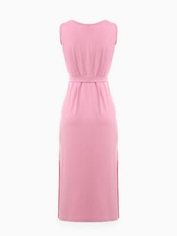 Сорочка миди ночная женская MINAKU: Home collection, розовая, размер 46