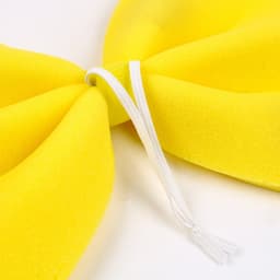 Карнавальный бант «Клоун», жёлтый с красным горохом, 25х20 см, поролон