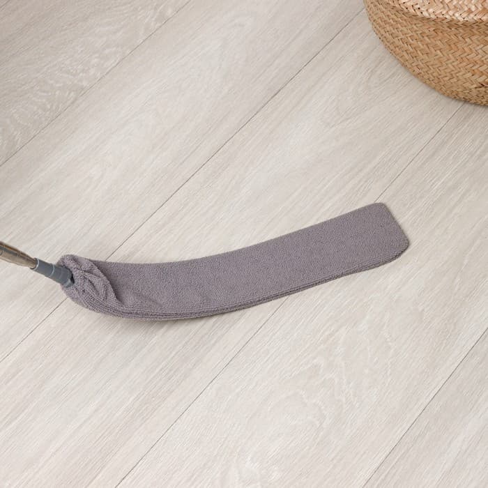 Щётка для пыли, плоская насадка 40×7.5 см, пушистая насадка 41×13 см, телескопическая ручка 230 см