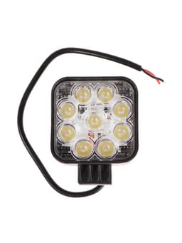 Светодиодная фара Вымпел WL-132S, дальний свет, корпус металл, 9 LED по кругу, 27 Вт