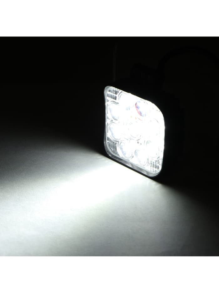 Светодиодная фара Вымпел WL-132S, дальний свет, корпус металл, 9 LED по кругу, 27 Вт